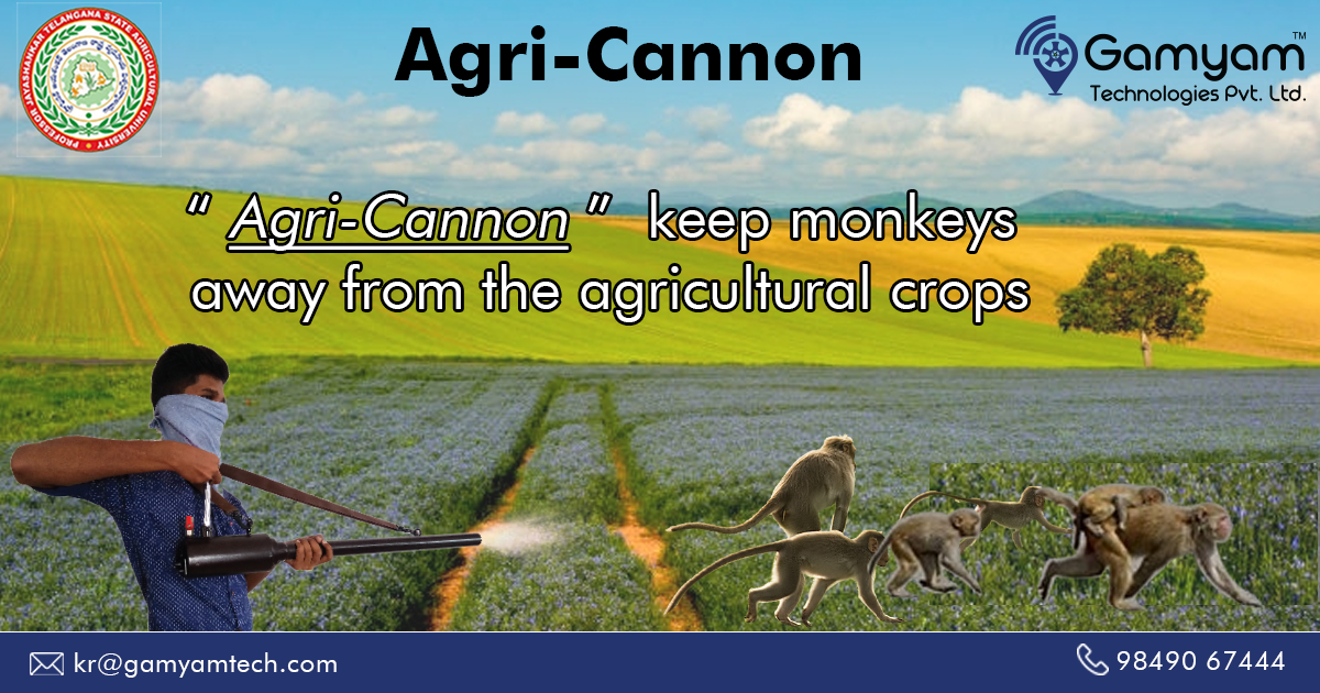 ABRConserv's tweet image. Agri-Cannon keep Monkeys away from the agricultural crops
Learn more: agrigamyamtech.com
Contact us @+91-9849067444
#protectcrops #monkeyscarerdevice #deerscarer #birdsscarer #animalrepellent #savecrops #agriculturalinnovation #birdscrerdevice #birdrepeller @icarindia