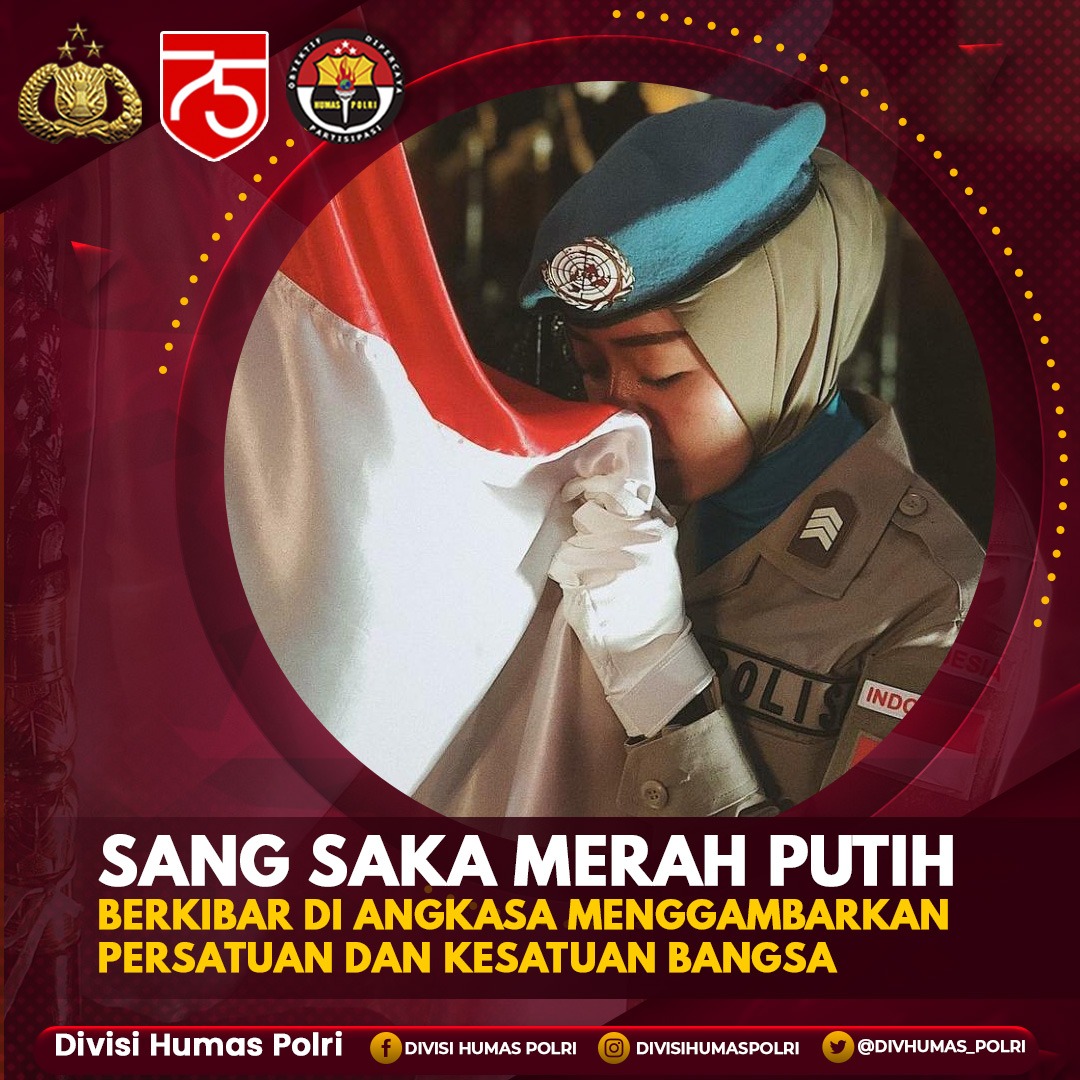 SeruyanPolres's tweet photo. Ku kibarkan engkau dengan bangga
Lambang Negara, bukti perjuangan Pahlawan Bangsa

 #AyoKibarkanMerahPutih https://t.co/9u44bkpW0c