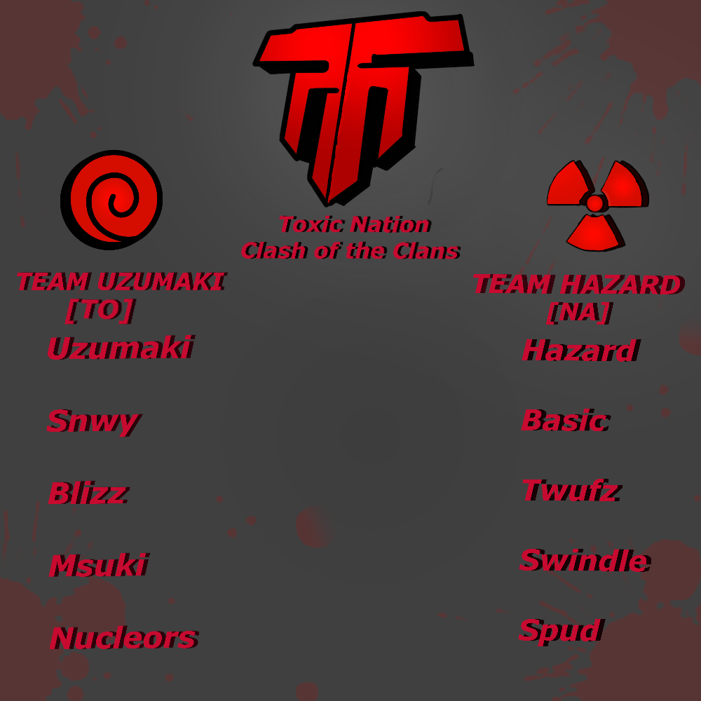 ToxicNationG's tweet photo. COTC Team @HazardTN v Team @yung_uzu https://t.co/dZXZrN2KzI