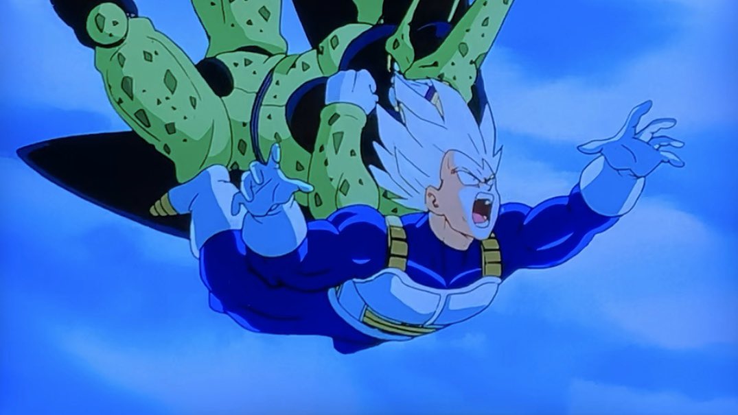 第162話 超ベジータが敗れる回 完全体となったセルのパワーに圧倒され