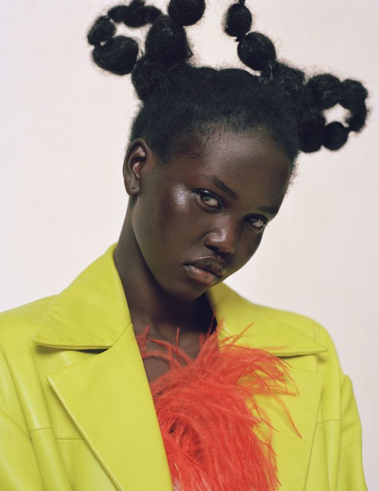Adut Akech for i-D ’the homegrown’ issue no. 355