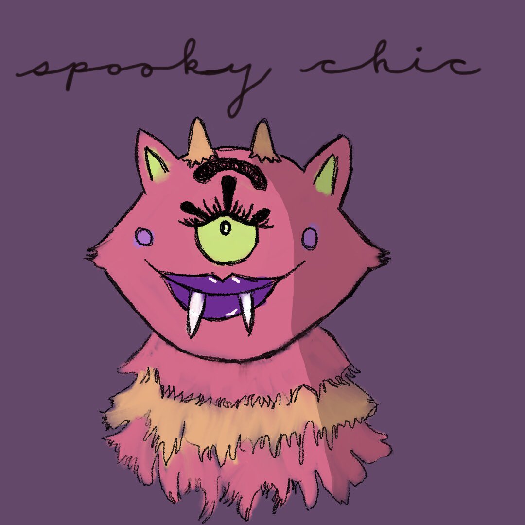 Also had a little inspiration today since spooky season is already a few months away now :)
