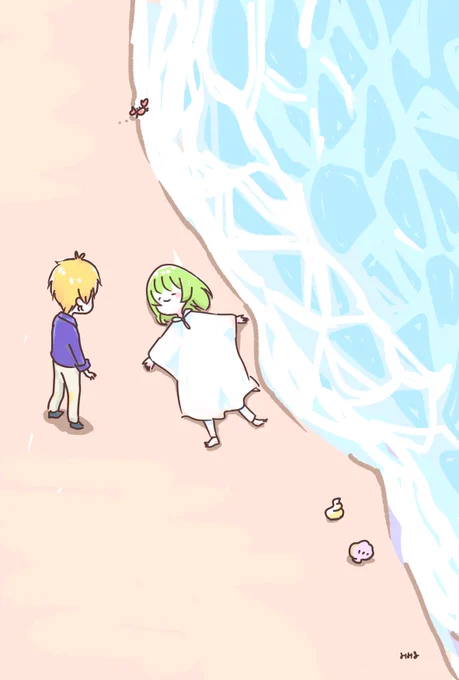 #暑い夏がやって来たので青色か水色の画像を流してTLをひんやりさせる 