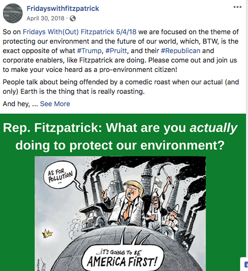 FridaysWithFitz's tweet photo. @KateConstantini @FinelloForPA @RepBrianFitz 11/ Another Month. Another four Fridays With(out)Fitzpatrick.
We hope you can see the trend here. We of #PA01 came to him to ask questions & make our case. He ran from us. Every time.
Every. Fitzing. Time.
To be cont' back to 3/17. The receipts are a-comin'! #FitzpatrickFails https://t.co/sAjhrMQgAd