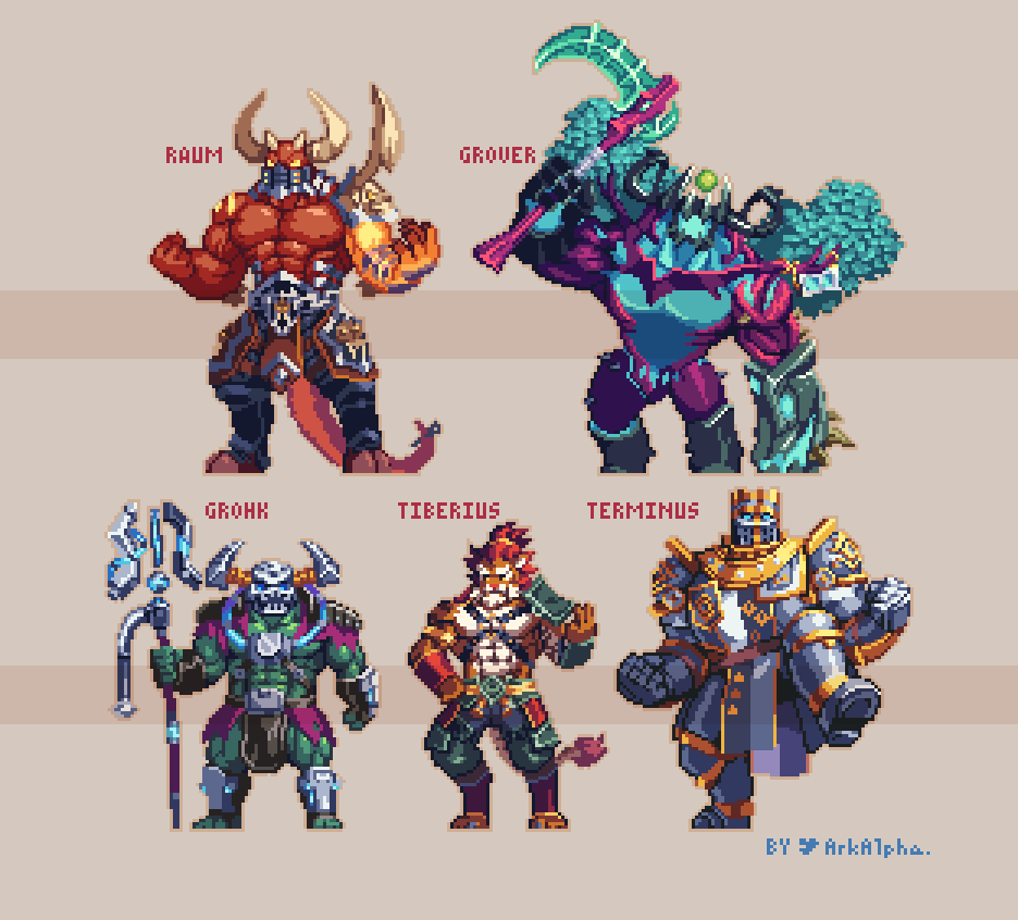 arkalpha's tweet photo. Paladins pixel art I did in April~May #paladinsart https://t.co/gxMZI2g18d