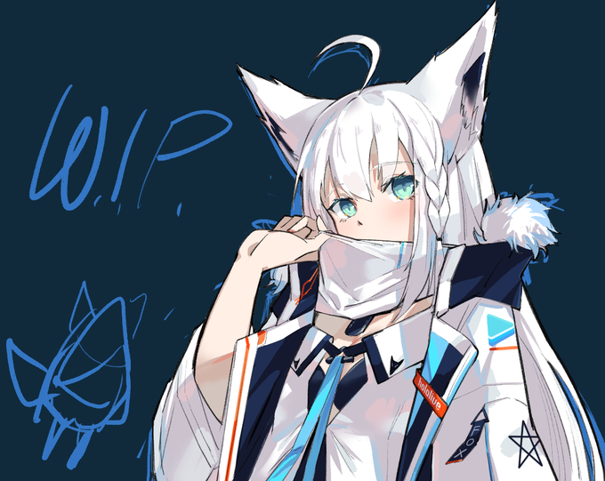 WIP
#白上新衣装
#絵フブキ 