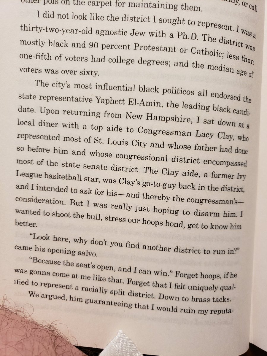 I had some interesting experiences w/ Rep. Clay while in politics. I wrote about them 5 yrs ago in a book. Excerpt below.Maybe the most interesting thing is that after backing my opponent, on Election Night he was the 1st person to tell me I'd won...in person, at our party.