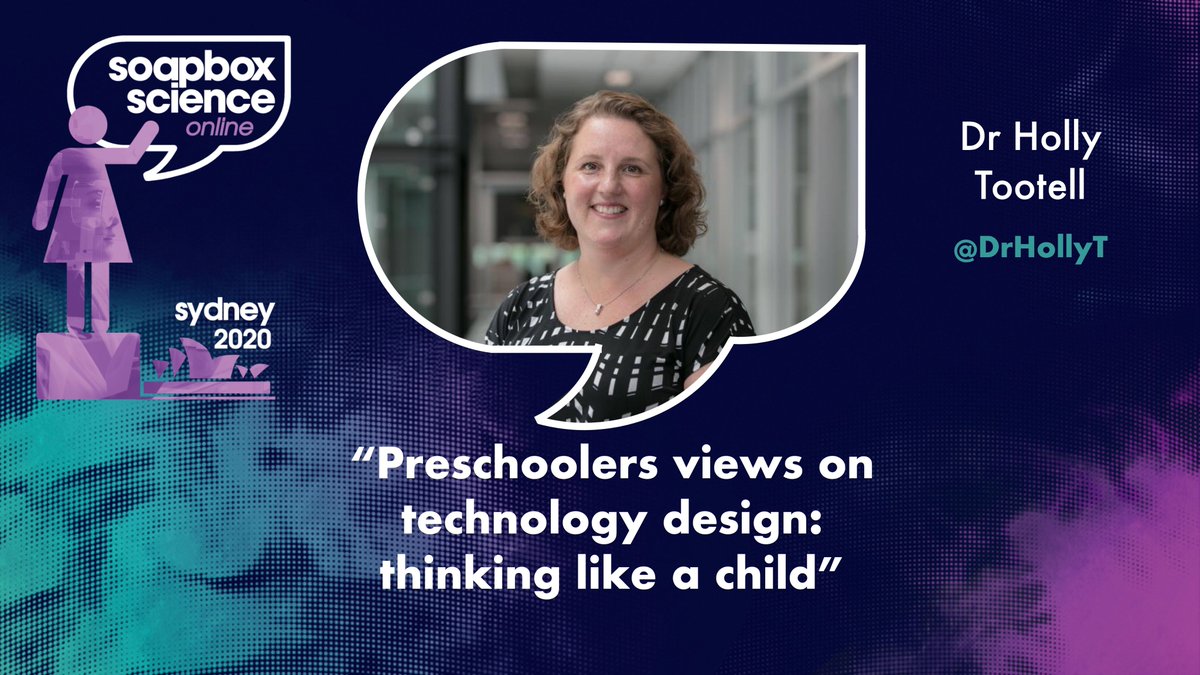 Happening NOW! #livestream on #Zoom webinar- <a href="/drhollyt/">Dr Holly Tootell</a> talking about &amp; answering questions on her #research into PreSchoolers views on #technology design 👶

us02web.zoom.us/j/89298756342

#SoapboxSydney #scicomm <a href="/soapboxscience/">Soapbox Science</a> <a href="/Aus_ScienceWeek/">NationalScienceWeek</a> <a href="/UTS_Science/">UTS Science</a> <a href="/uowresearch/">UOW Research</a> <a href="/UOW/">UOW</a>