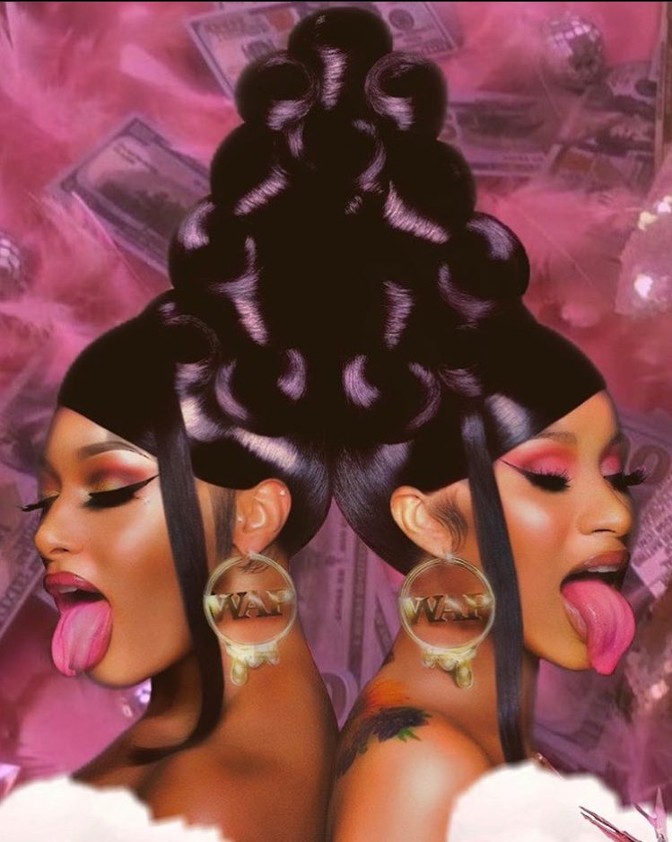 Cardi’s new single WAP fr. Megan Thee Stallion fan edited art cover thread. Get the Limited Edition Song at:  http://CardiB.com 