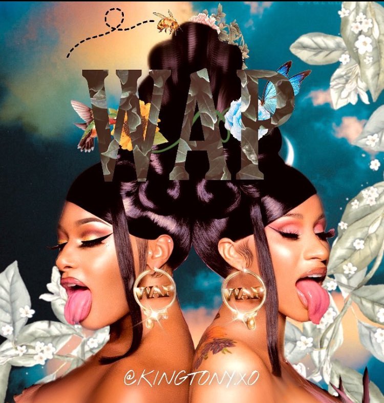 Cardi’s new single WAP fr. Megan Thee Stallion fan edited art cover thread. Get the Limited Edition Song at:  http://CardiB.com 