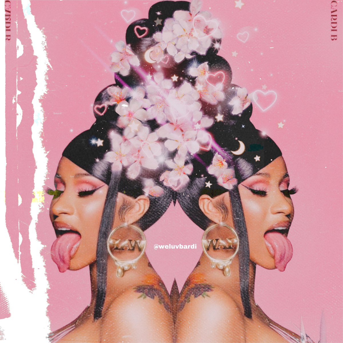 Cardi’s new single WAP fr. Megan Thee Stallion fan edited art cover thread. Get the Limited Edition Song at:  http://CardiB.com 