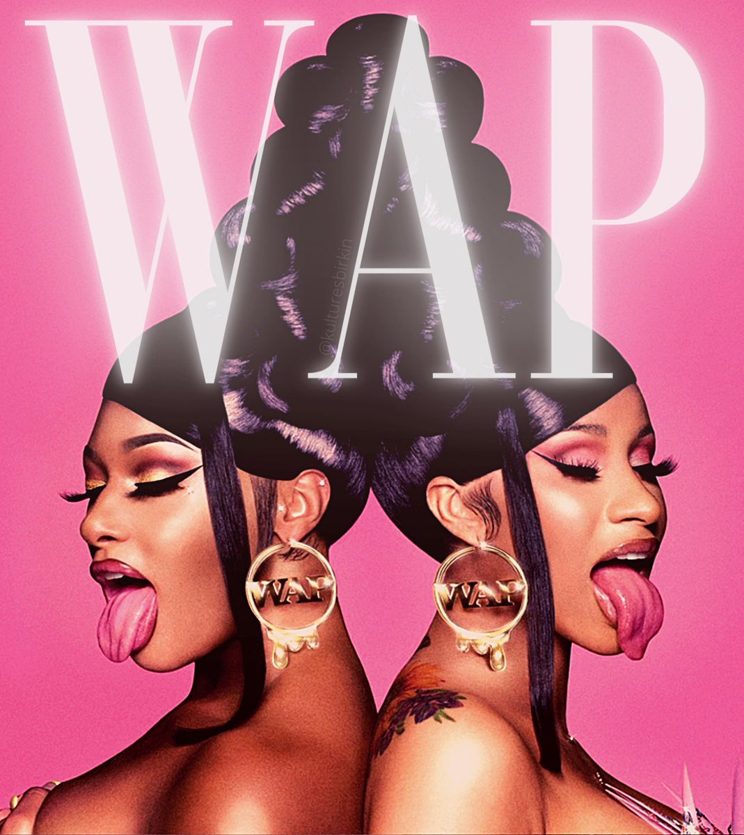 Cardi’s new single WAP fr. Megan Thee Stallion fan edited art cover thread. Get the Limited Edition Song at:  http://CardiB.com 