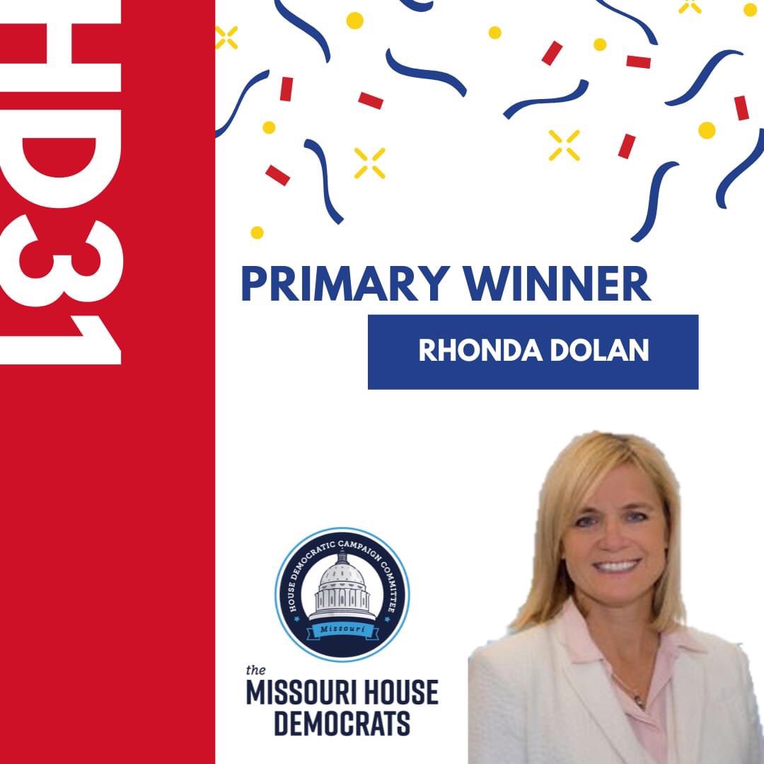 MO_HouseDems's tweet photo. Congratulations to the Democratic nominee for HD 31 @dolanformo! https://t.co/VUl4EeJKXY