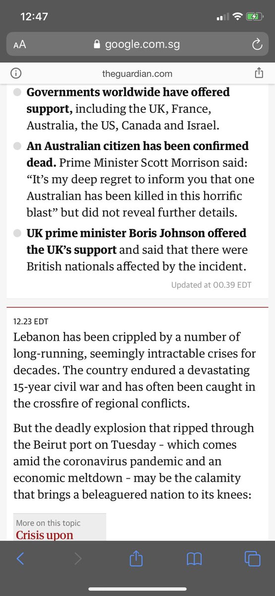 Here is a summary of the Beirut Explosion, if you don’t mind having a quick read to know more about the situation.