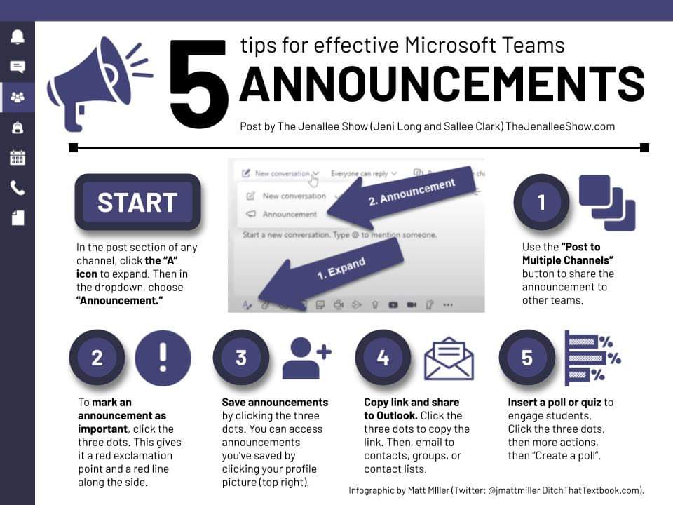 KristinaTran's tweet image. I love all of these @MicrosoftTeams  infographics from @DitchThatTxtbk. Sharing it with my staff! #MicrosoftTeams #DitchThatTextbook  @MSFTEngageEdu