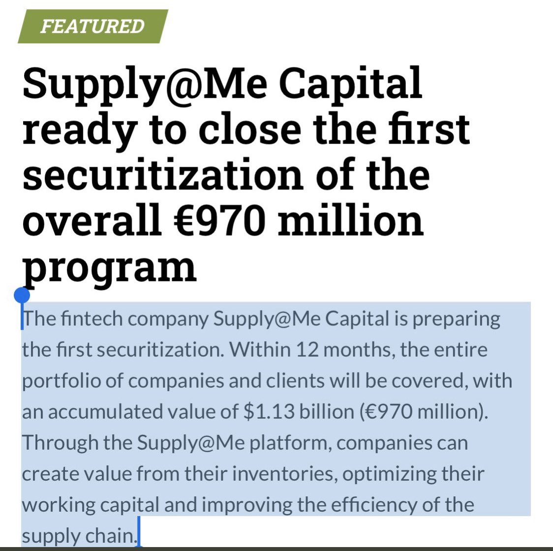 mrpharma6's tweet photo. #syme
https://t.co/5JGWg9Gptj
Looking at the numbers-
Deals about to be closed amounts to €1bn. 2% annual fee (Net) gives an income of €60m over 3years.
This will grow to €3.5bn by 2023
2% annual fee of €3.5bn over 3yrs equates to €210m

We’re 4yrs ahead of schedule 

WOW https://t.co/LoQtXiQkgi