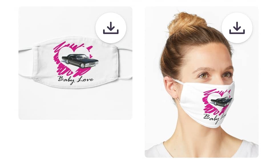 SOB_DWinchester's tweet photo. New facemasks are here, in our exclusive Redbubble shop! 
https://t.co/bqcxoKVNW3 https://t.co/02jnDX09l6