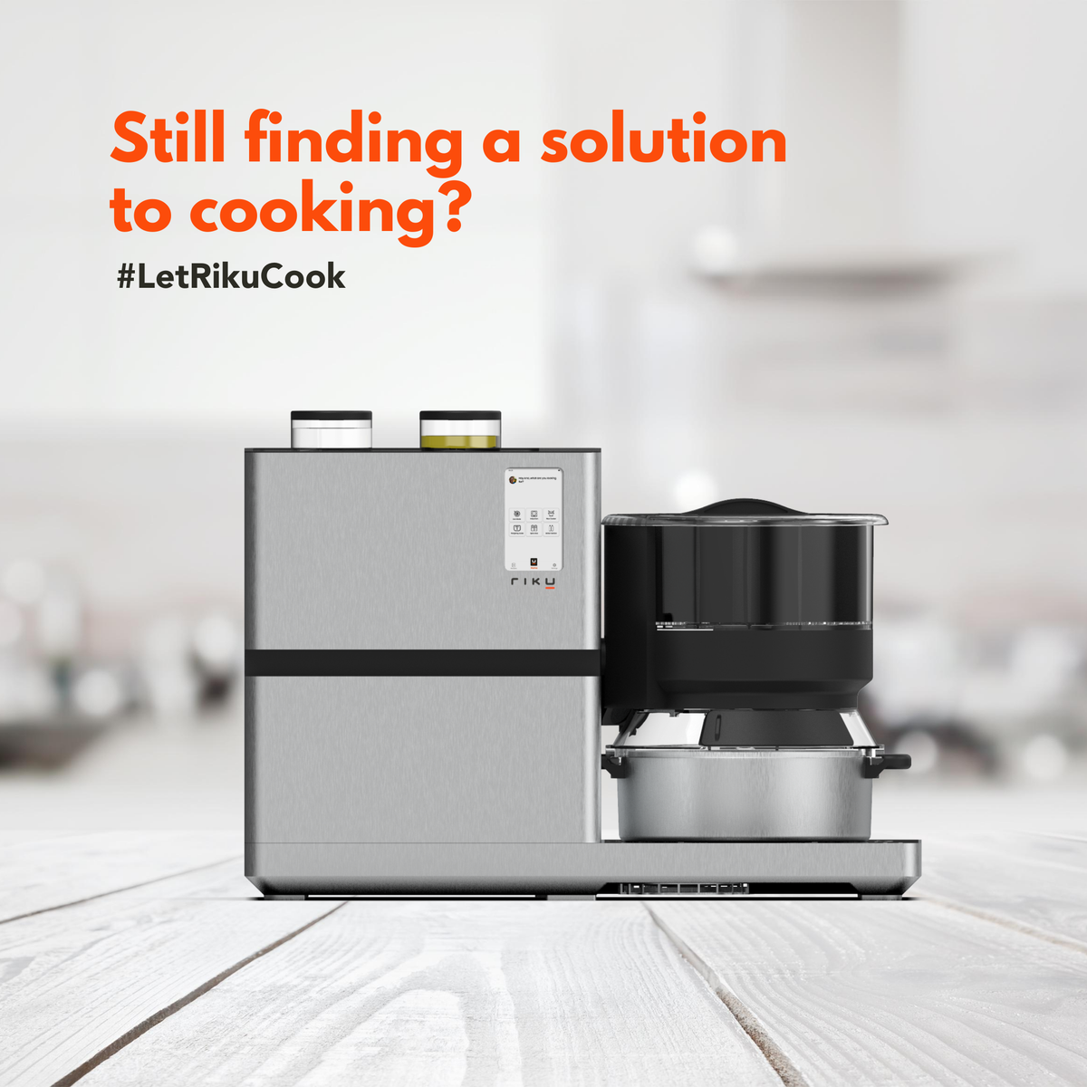 klynk_official's tweet photo. We are bringing to you the ultimate cooking experience with the world's first automatic rice and curry maker - Riku! Look no more for a cooking solution. Sign up now at https://t.co/E3D3hXMdhz

#LetRikuCook #kitchentechnology #innovation #technology #cookingathome #homecooking https://t.co/woogETMEpH