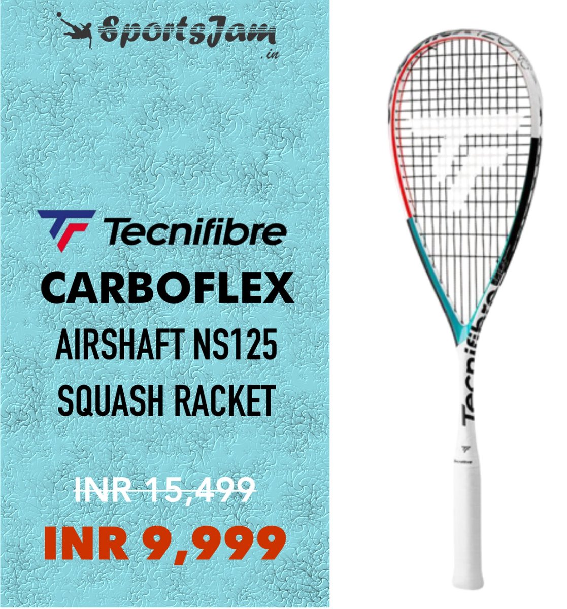 SportsJamIn's tweet photo. Tecnifibre Carboflex Airshaft NS125 Squash Racket
Order now- https://t.co/d79ZWUaYam
#tecnifibre #squashracket #tecnifibresquashracket @tecnifibre https://t.co/2AqJakF5nk