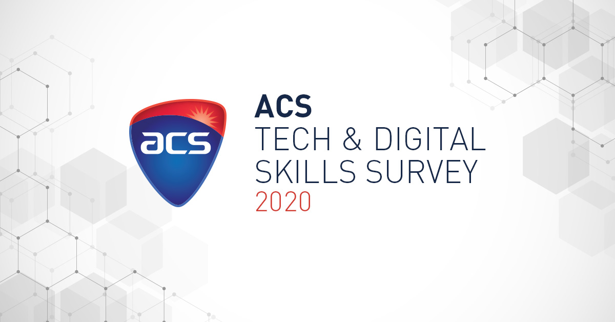 There is still time to complete the <a href="/ACSnewsfeed/">ACS</a> Tech &amp; Digital Skills Survey 2020. 

Take the survey here 👉 bit.ly/3fdJlEq
#skills #ICT #capabilities #ictjobroles #digitalskills