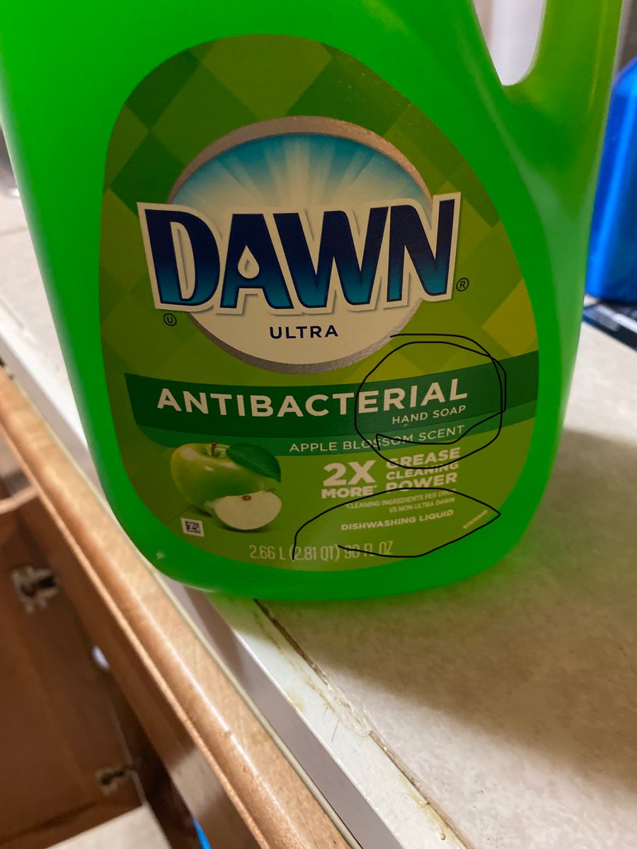 mylifeasDI's tweet photo. Y’all I’m so confused, never noticed this... is this hand soap or dish soap??!?!? 🙃 https://t.co/DSNr4ynlcs