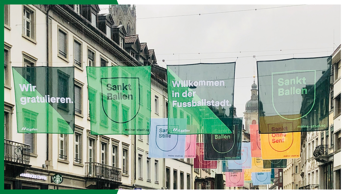 FCSG_1879's tweet photo. #GrüewissImHerz - unsere Farben, unsere Stadt, unser Zusammenhalt. Danke @sanktgallen &amp; @sgkb_news 🟢⚪ https://t.co/STIssKUUhg