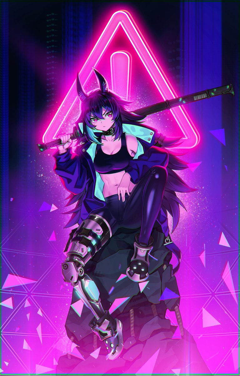 373lim_jj's tweet photo. Cyberpunk #Cyberpunk #オリジナル #Original #animalear #けもみみ #義足 https://t.co/mNJL8vEyJm https://t.co/7dnvhxqXyK