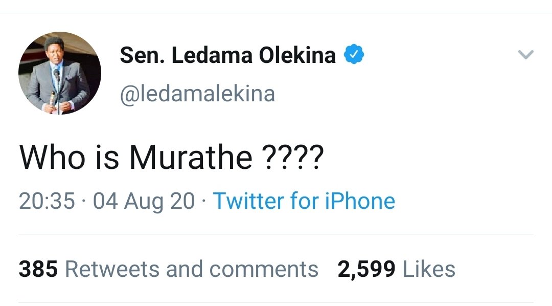 A senator in Kenya asks: Who is Murathe? A rhetorical question no doubt but a good opportunity to define Muratheists & Muratheism.Murathe is Svengali, short & simple. To understand who Murathe is you must know who Svengali is. You'll find that Murathe is very old