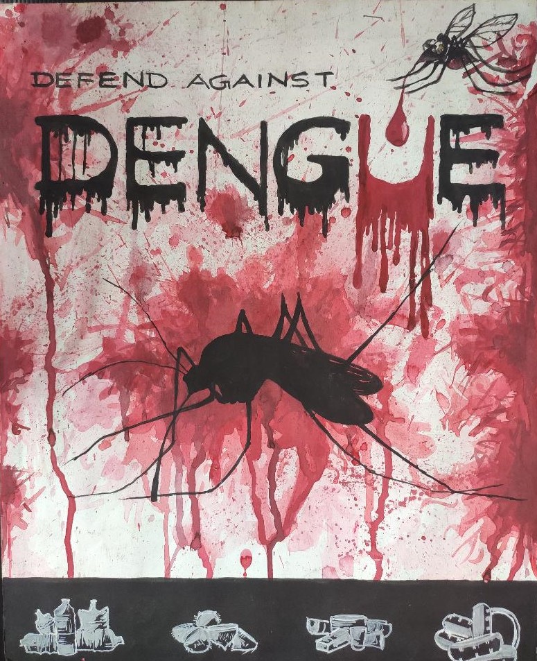 An amazing creation of a very talented school student. 

Dengue School Competitions
Consolation Prize: M. T. Kehan Sanujaya
Richmon College, Galle

#Dengue #Dengue_Prevention #Stay_Safe #Sri_Lanka #Mosquito