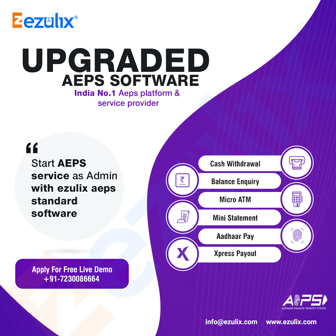 Ezulix_Software's tweet photo. Check out what is digital India payment AEPS service, its roles, and benefits. 👉 https://t.co/Nedv3BC6b4
.
.
.
.
.
Apply for a free live demo ☎️ +91 72300-86664
#ezulix #digitalindiapaymentaeps #aepsservice #aeps #aepssoftware #aepsportal #aadhaarenabledpayment #cashwithdrawal https://t.co/Nh4v2fMXWv