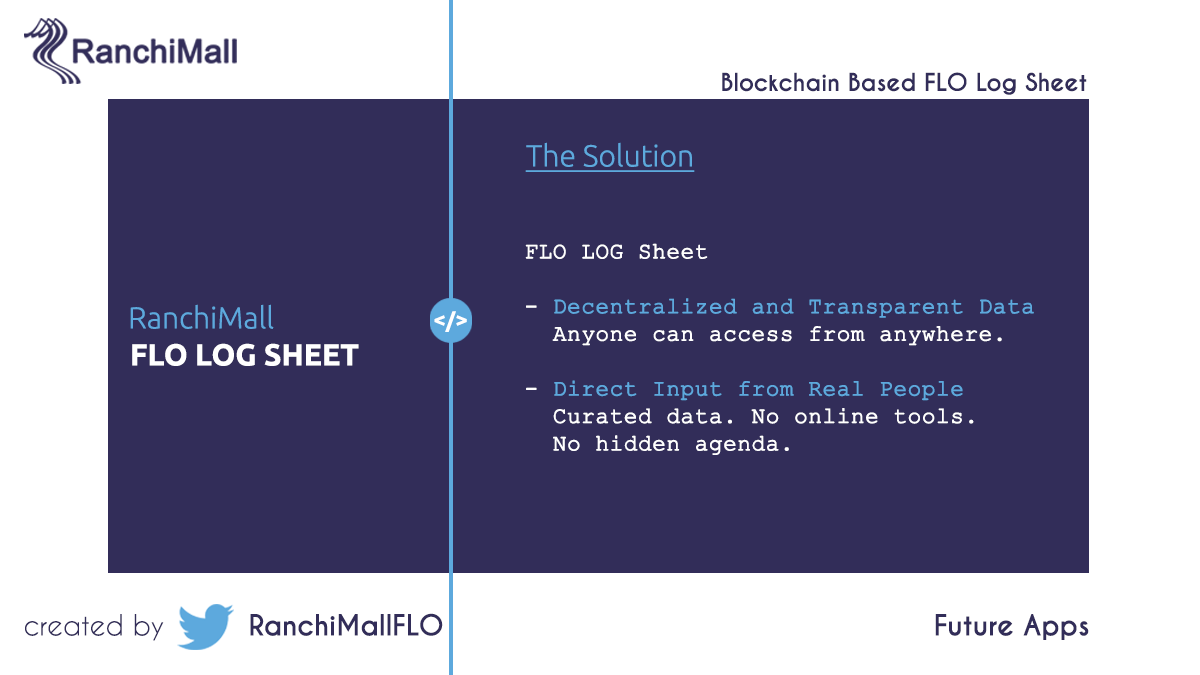 ranchimallFLO's tweet photo. Blockchain-based decentralized data collection.
Access it from anywhere.
@FLOblockchain #blockchain #solutions #FLOSheet #FLOLogSheet #data #Collaboration #ResearchMatters #marketresearch #secure #immutable #access #Decentralization #Project #transparency #Online #Agenda https://t.co/ewq5ALMiyO