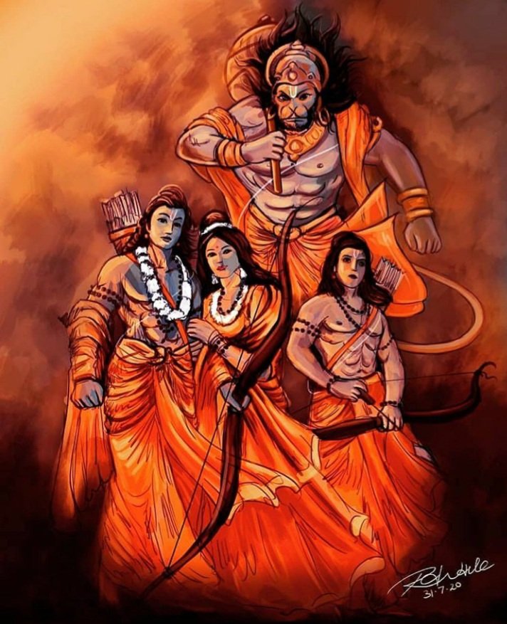 राम भोग, राम त्याग, राम तत्व ज्ञान है।
राम भक्ति, राम प्रेम, राम हि विज्ञान हैं।।
#Ayodhya #SanatanDharma 
#sanatanasanskriti #SiyaRam 
#Raghunandan🚩#SiyavarRamchandraKiJai