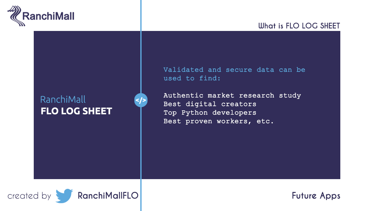 ranchimallFLO's tweet photo. Identify the best creators, developers and more.
πππ’ ππΌπ΄ π¦π΅π²π²π is RanchiMallβs future blockchain app;
it makes sure the data you need is complete and valid.
@FLOblockchain #blockchain #FLOSheet #FLOLogSheet #data #secure #Decentralization #FLOBlockchain #Python #FLO https://t.co/NwmkS01IyW