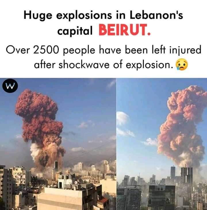 vickydhariwal07's tweet image. #RecentUpdate
Death toll climbs to 78 with 4,000 injured following the huge explosion in Beirut, Lebaban. Still counting.
 Israel and Iran will send medical teams for emergency assistance.
#PrayForLebanan
#beirutlebanon