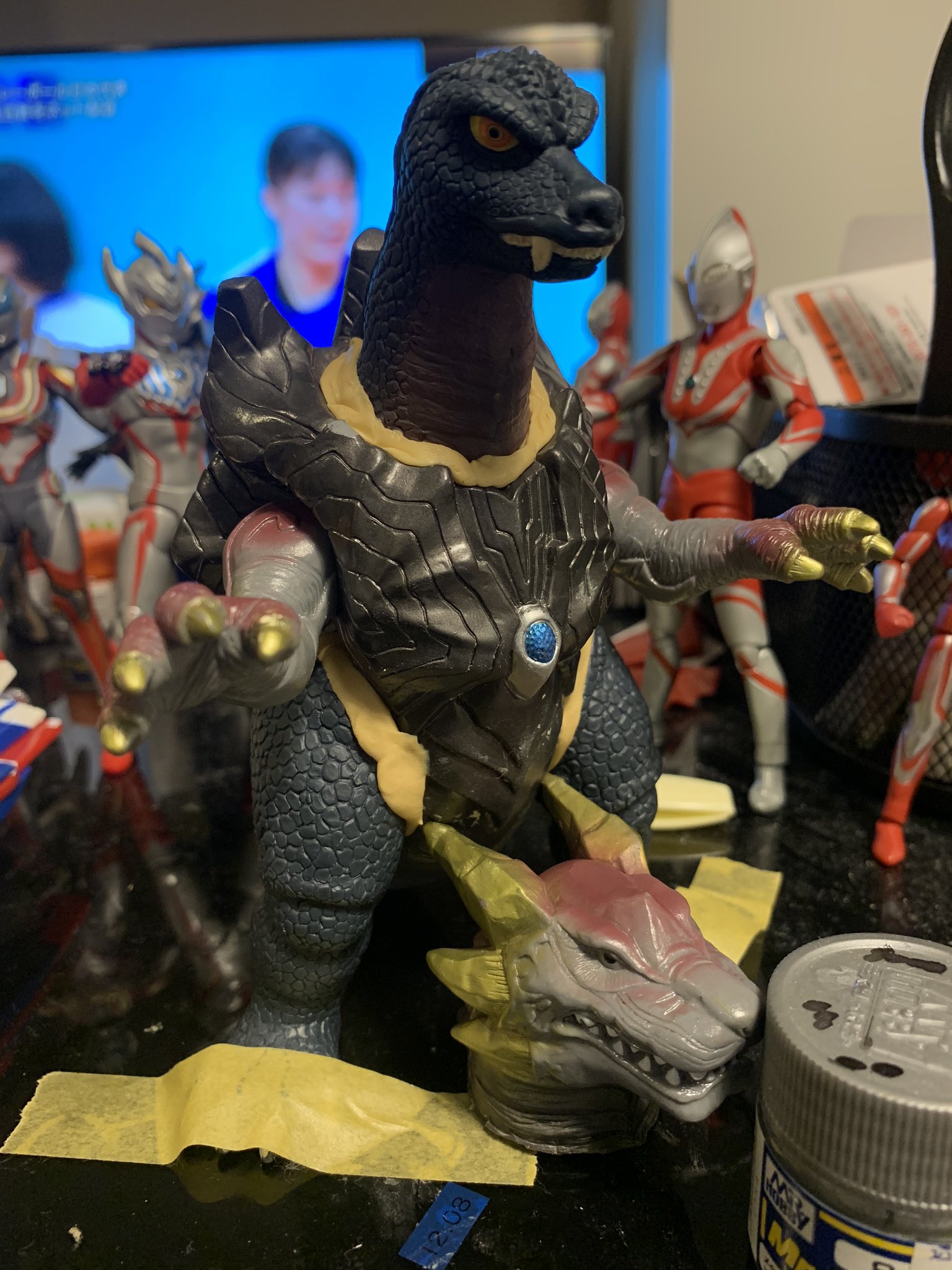 774yumenokatamariノナカノヒト 在 Twitter 上 ウルトラ怪獣随一の犬顔 平成アーストロン君に首と脚の素体をしてもらいます 犬 好きとしては ウルトラニャンならぬ唯一のウルトラワン ガーディー ガチでやっていくぞ ウルトラワン ガーディー イーヴィルティガ