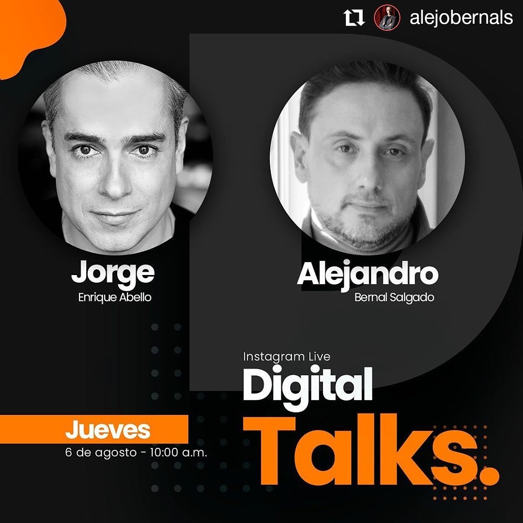 JEAdictax100pre's tweet photo. #Repost @ALEJOBernal_

Este jueves 10 AM @jeabello nos acompañará y compartirá tips que le han funcionado en Digital. ¡Los espero!
-
-
-
#DigitalTalks #jorgeenriqueabello #socialmedia #marketingdigital #cuarentenacreativa #elearning #digitalhacks #tribecom #Digital #instagramlive https://t.co/dyHwEOzDMP
