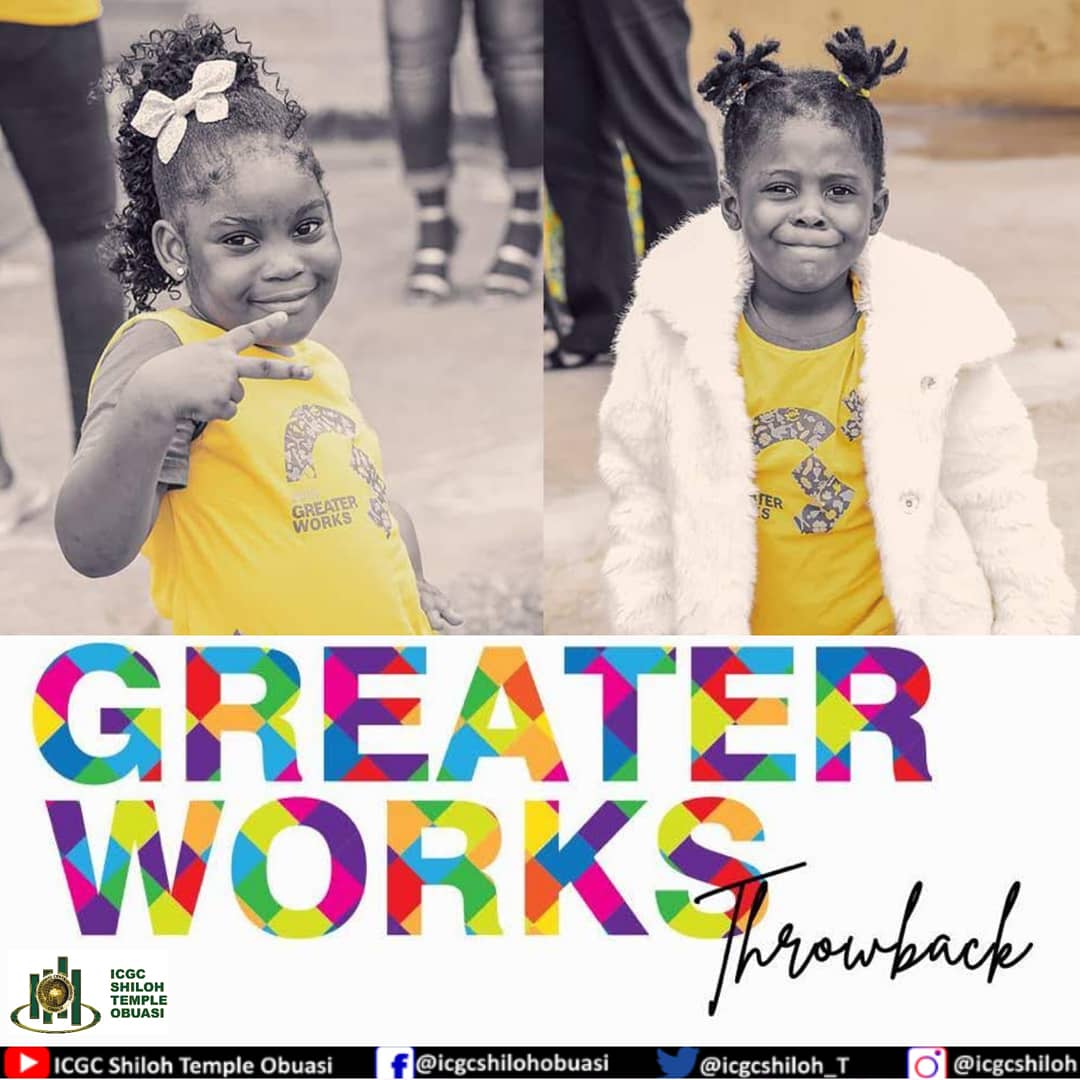 icgcshiloh_obsi's tweet photo. Greater Works '19 continues to be a blessing to us.
#GWthrowback
#WeAreICGC https://t.co/N8BVeZQG5f