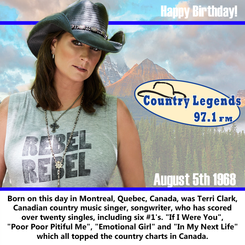 Happy Birthday Terri Clark !
 