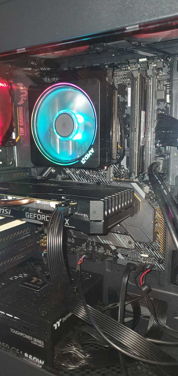 TaintedMuffin22's tweet image. its not much but its the start of something great
#firstpc #ibuiltthis #notaprebuild #technology #GamingConfession