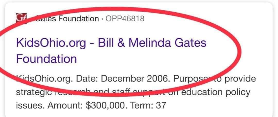  #BillGates  #MelindaGates  #GatesFoundation  #Ohio  #Acton