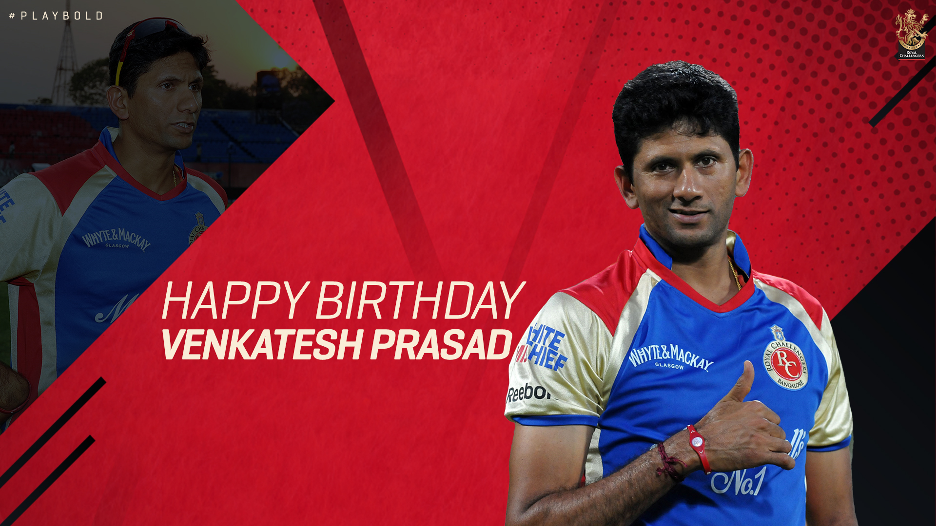 Here s wishing India legend and former RCB bowling coach, Venkatesh Prasad, a very Happy Birthday!  