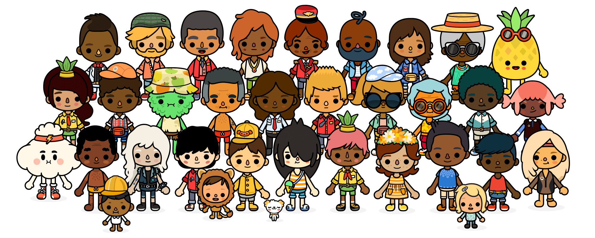 toca boca💕 on X: There's so many characters in toca world life   / X