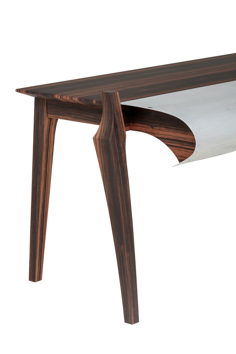 AndrewHdesign's tweet photo. Here is our last collaboration with @Airbus piece of sky, the "touch and go" desk. A desk made with ebony and an A330 slat. #upcyclingfurniture #art #artisanat #madeinfrance #toulouse #upcycling #upcyclingart #upcyclingdesign #design #bespoke #artisanatdart https://t.co/KMuWMi5fqG