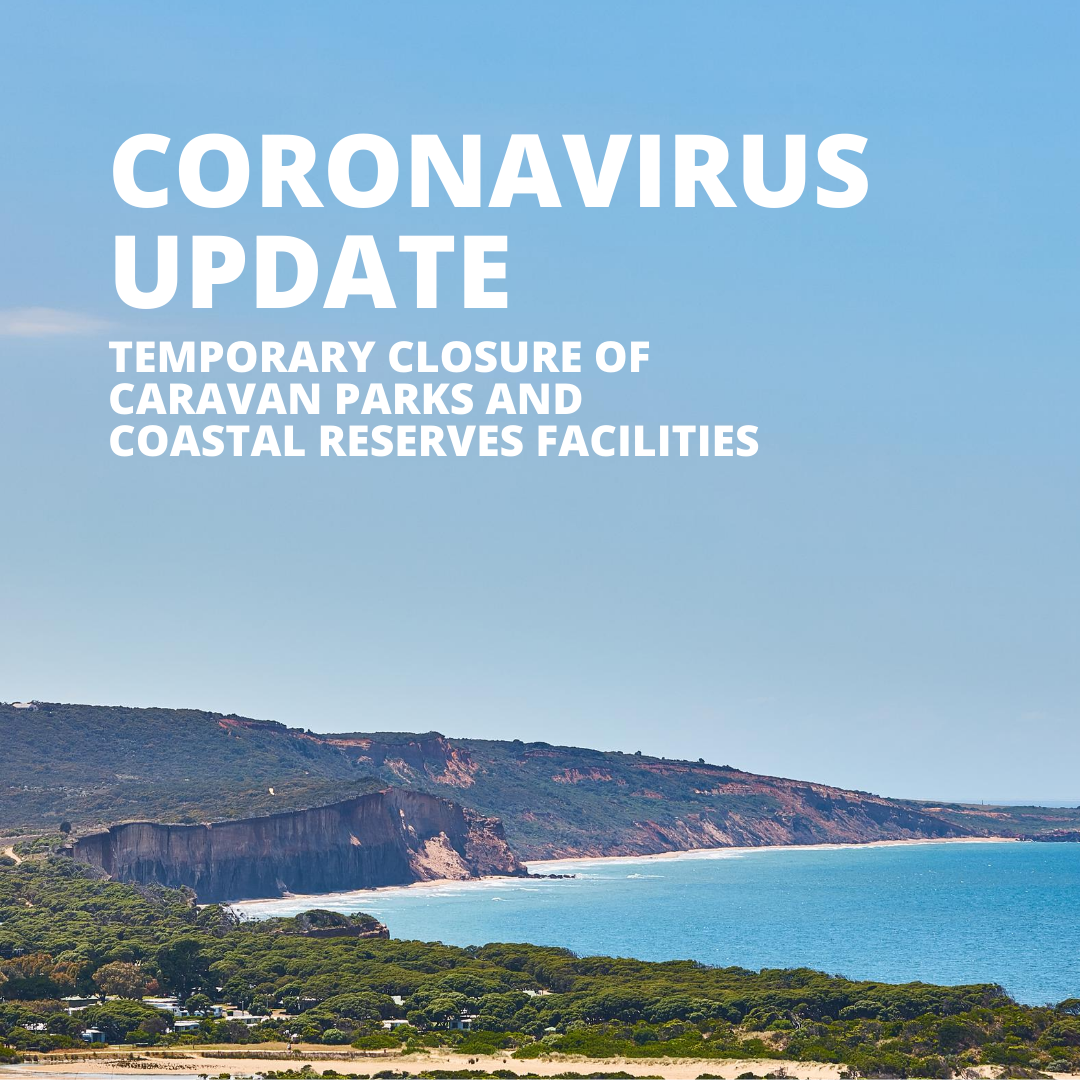 Following the latest government advice, and to help prevent the spread of coronavirus in our communities, our caravan parks and a range of our public facilities will close from Thursday 6 August until further notice.

More information: bit.ly/2BYIdX0