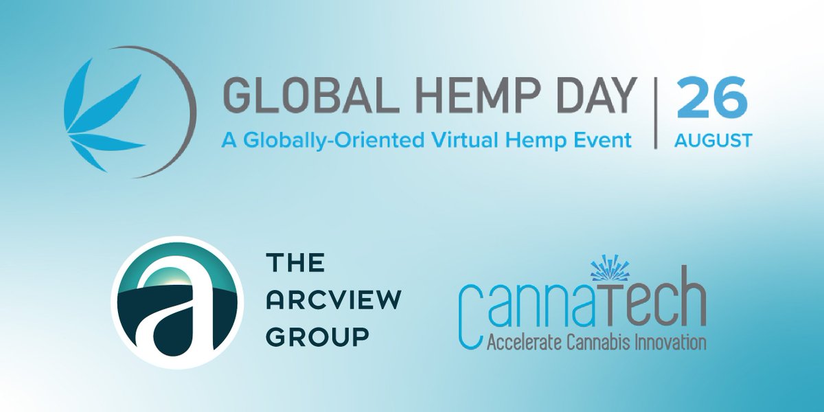 GLOBAL HEMP DAY | AUGUST 26 - INT'L PITCH COMPETITION
It's not a #CannaTech event without a pitch competition.Sponsored by <a href="/arcviewgroup/">The Arcview Group</a> - we will be selecting top #hemp and #CBD companies to showcase to an int'l audience. NOW accepting applications.
hubs.ly/H0tjpfy0