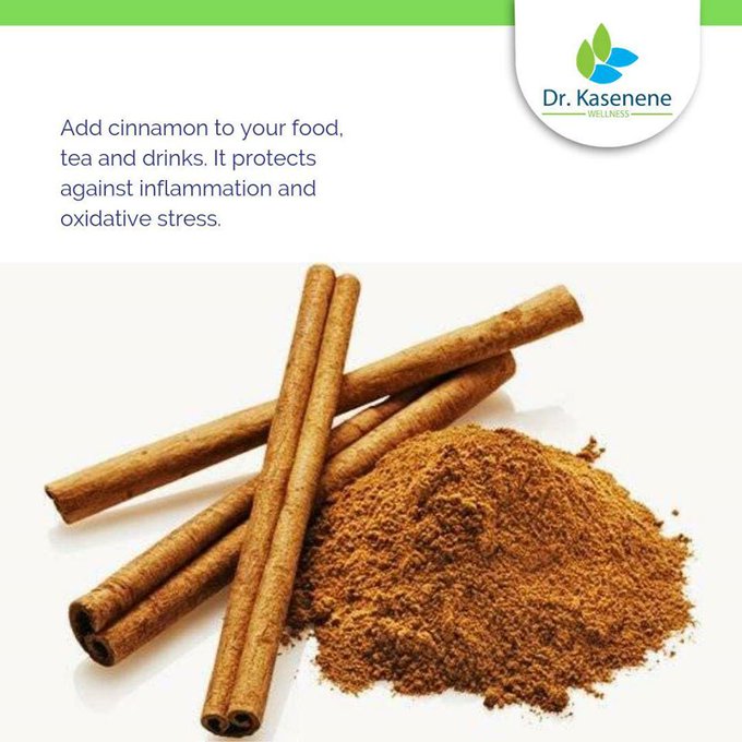 drkasenene's tweet photo. Add cinnamon to your food, tea and drinks. It protects against inflammation and oxidative stress. It is good for blood sugar regulation and therefore very helpful for people with #diabetes. But is can also add great flavour to your food. #healthtips #healthychoices #wellness https://t.co/Qur4iD9W9p