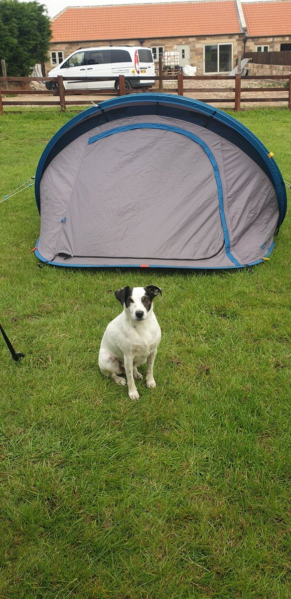 MaxPeakHeating's tweet photo. Farted in the caravan so had to sleep on my own in the tent. 😬 https://t.co/I9gJmmeDxx