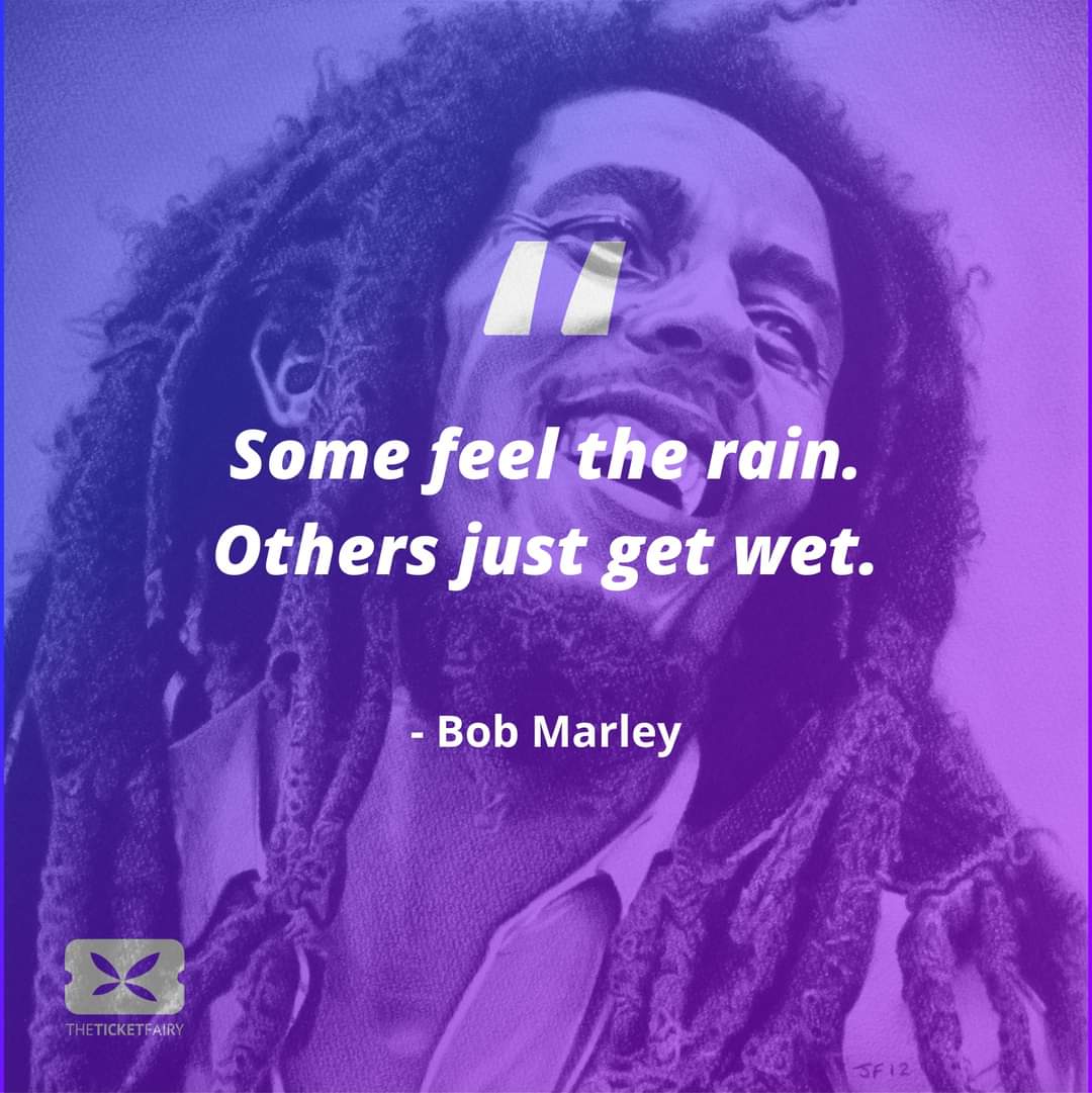 TicketFairyIN's tweet photo. And some songs just hit different while it's raining.

#QuoteOfTheDay #WisdomWednesday #BobMarley #TheTicketFairy #MumbaiRains https://t.co/zeAHXrKM0Z