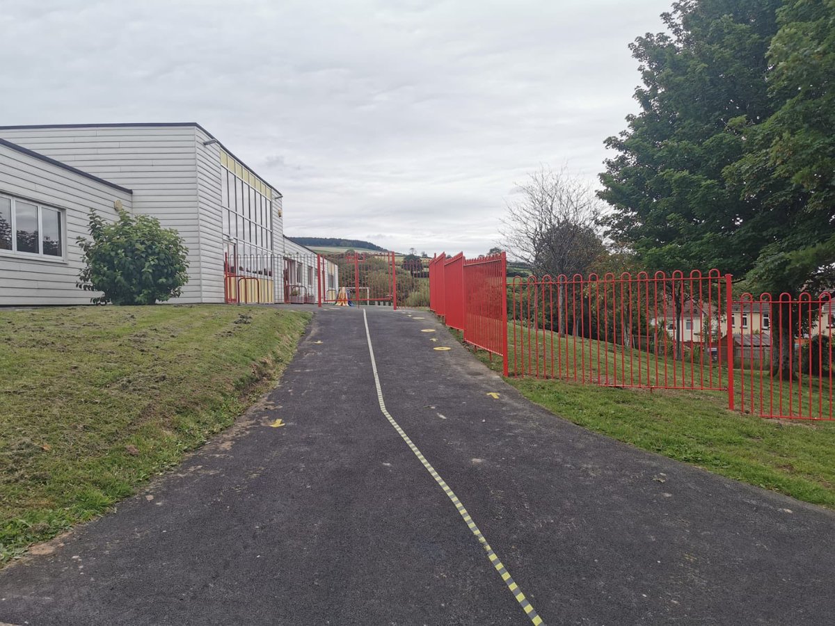 llanharanps's tweet photo. New security gate is ready for our September start of term. https://t.co/8DFRLBqUVt