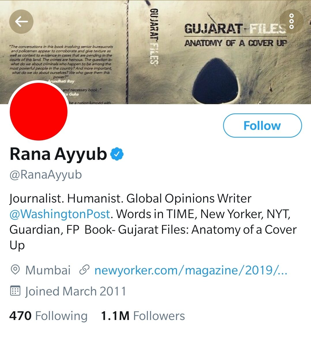 This Red color is the dp of this fascist  @RanaAyyub is for the direct opposition of  #BhumiPujan at rammandir.Block these people in your contact list or anywhere.Jai shree ram..